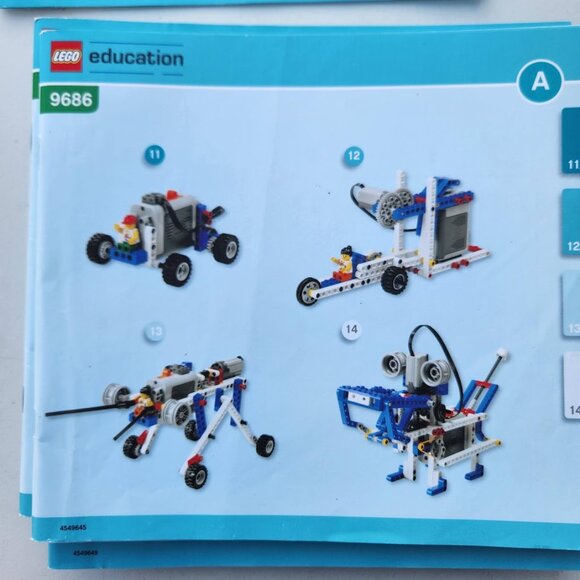 Lego Education 9686 Instruction Manuals Manual Retired Product Simple & Powered - Picture 8 of 11